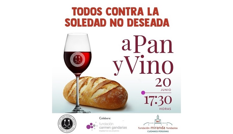 A pan y vino contra la soledad no deseada